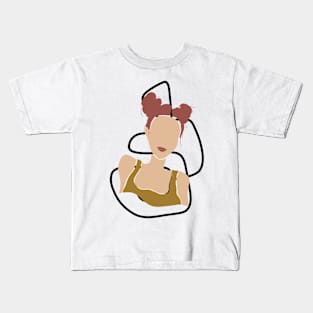 Abstract Woman 6 Kids T-Shirt